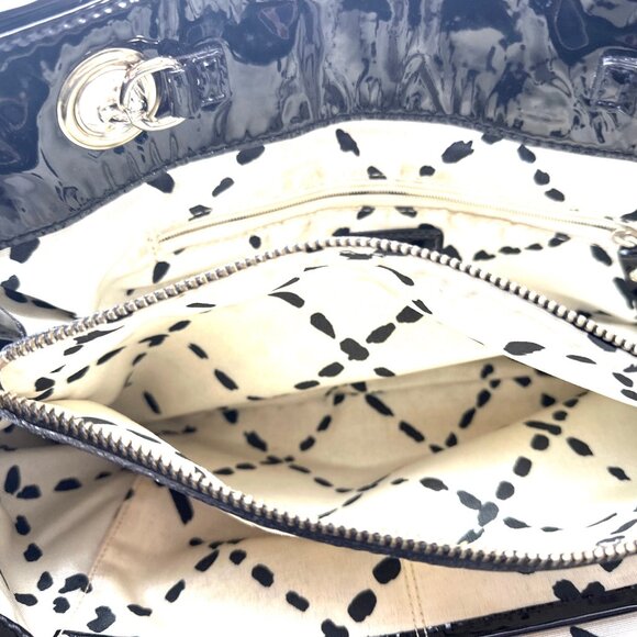 Large Kate Spade Patent Leather Chain Shoulder Bag — Gold Hardware — GUC - Picture 13 of 15